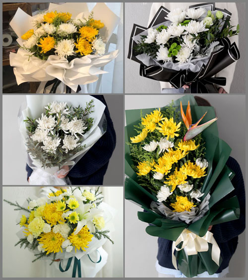 上海长宁区仙霞新村街道白事花束代送